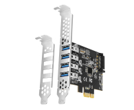 Axagon PCEU-43RS PCIE KONTROLER 4X SUPERSPEED USB - 1211973 - zdjęcie 1